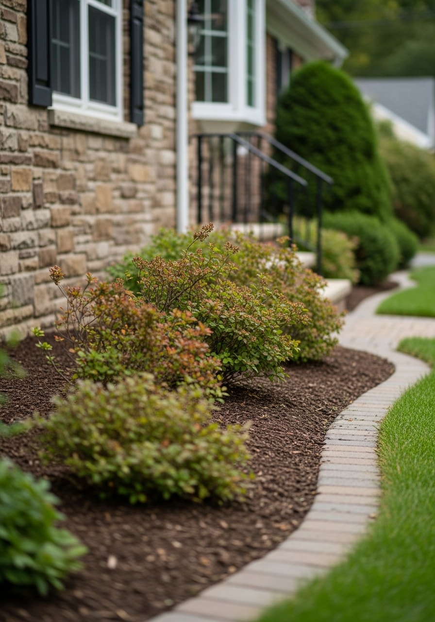 Close-up of a Morris-area home exterior showing classic North Jersey residential architecture and landscaping.